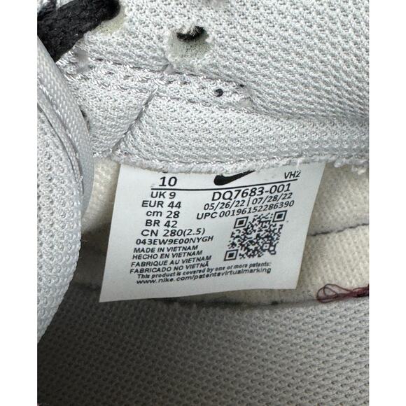 Nike Dunk Low Chenille Swoosh Sneakers - 10